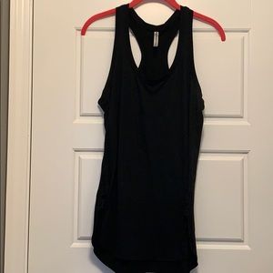 Black Racerback Fabletics tank top